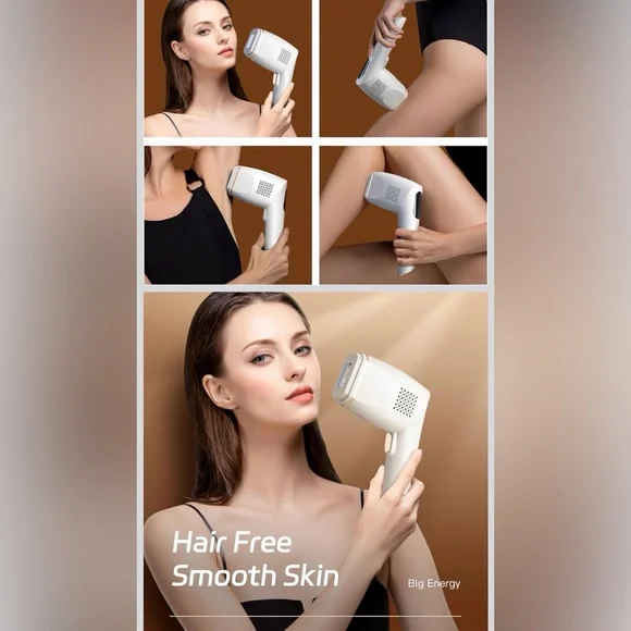 White Hair Removal Device with Attachments - Picture 3 of 7